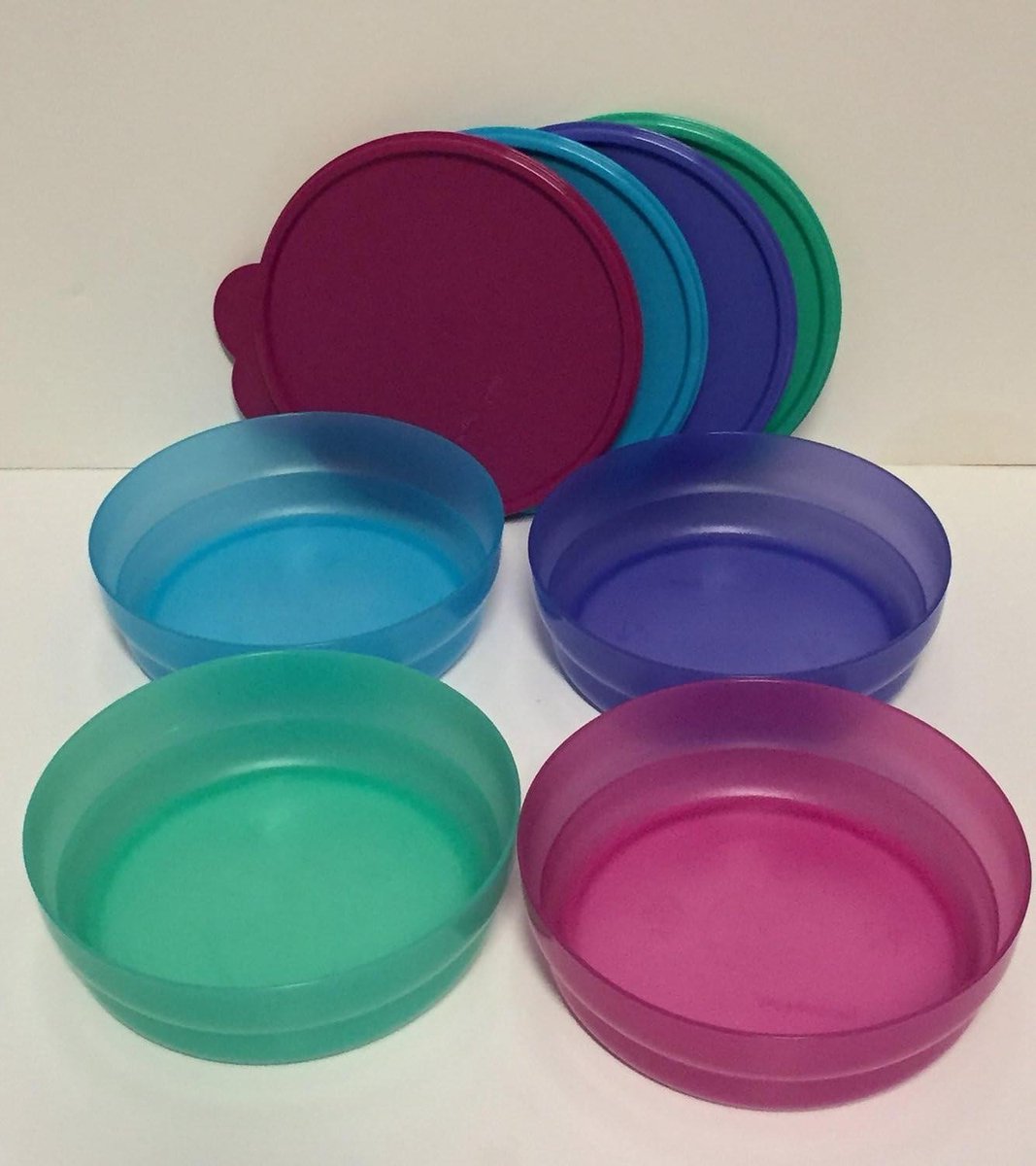 Granen kommen - Opbergbakjes - Magnetron Gebruik - Luchtdichte afsluiting - Set van 4 - Multicolor