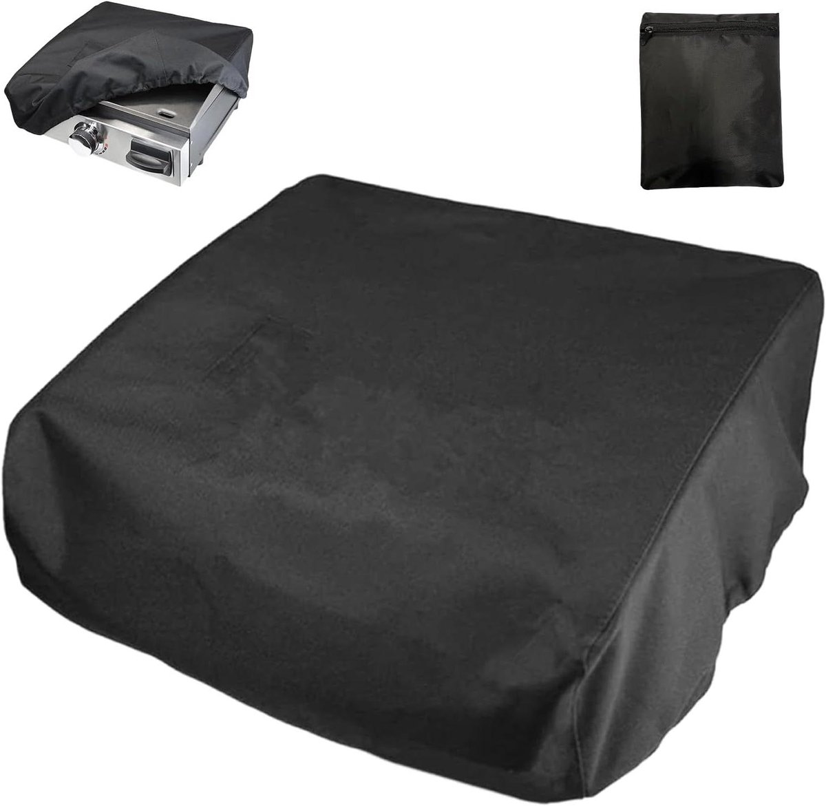 Grillhoes - Barbecue Deksel - Buiten Koken - Waterdicht Polyester - 22 x 25 x 4 cm - Zwart