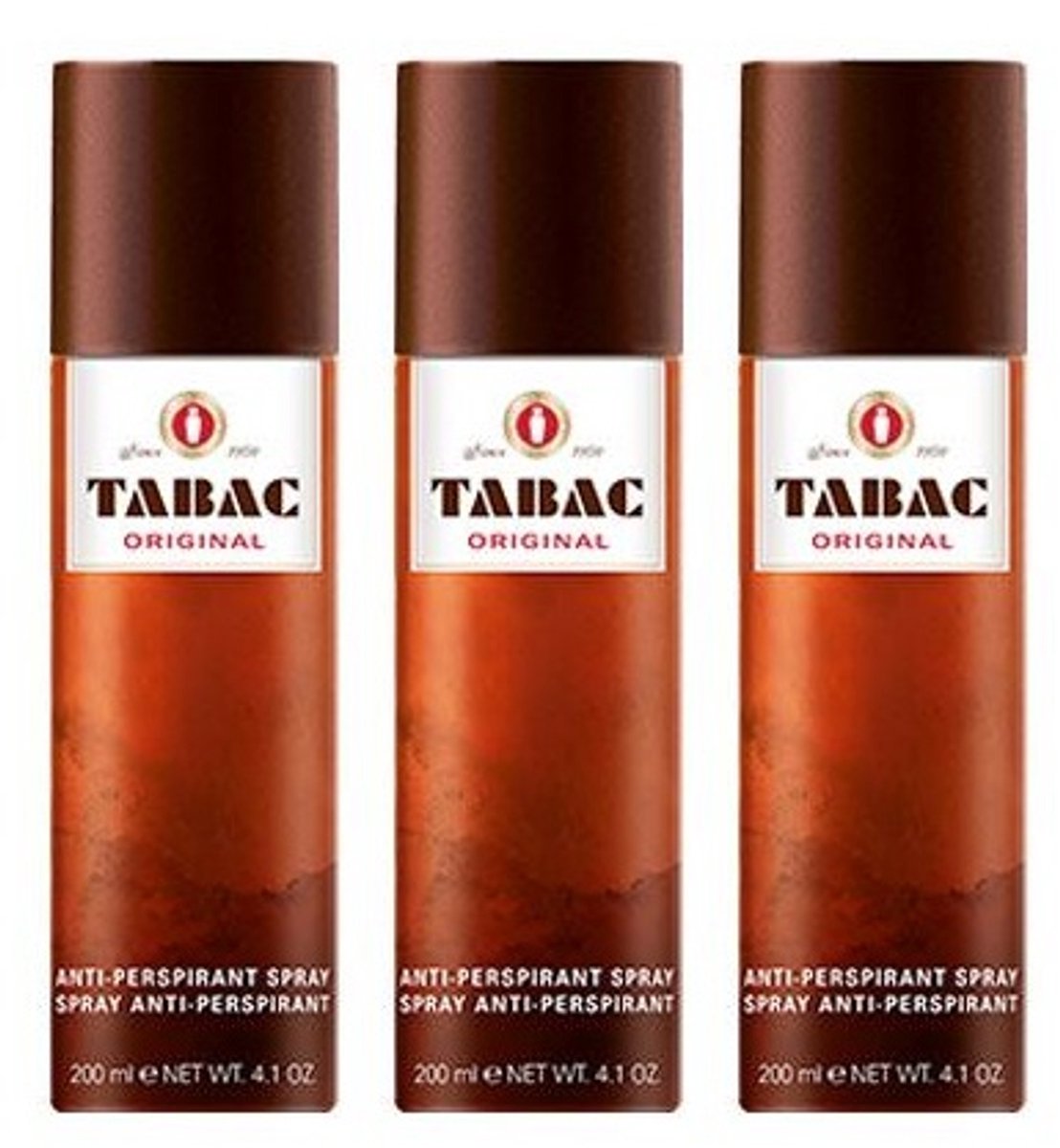 Tabac Original Deodorant Deospray Anti-perspirant Man  3 x 200 ml  Voordeelverpakking
