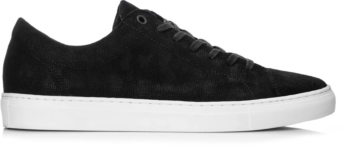 Omnio velo sneakers camo zwart embossed leer