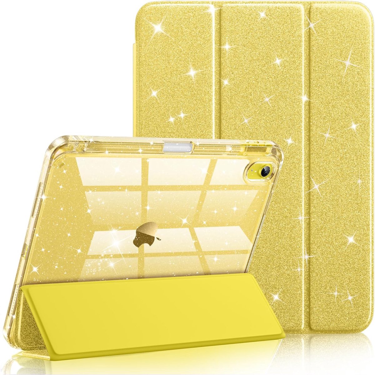Sounix Tablet hoes geschikt voor Apple iPad 11 (2025) A16 / Apple iPad 10.9 (2022) - Hoesje - Goud