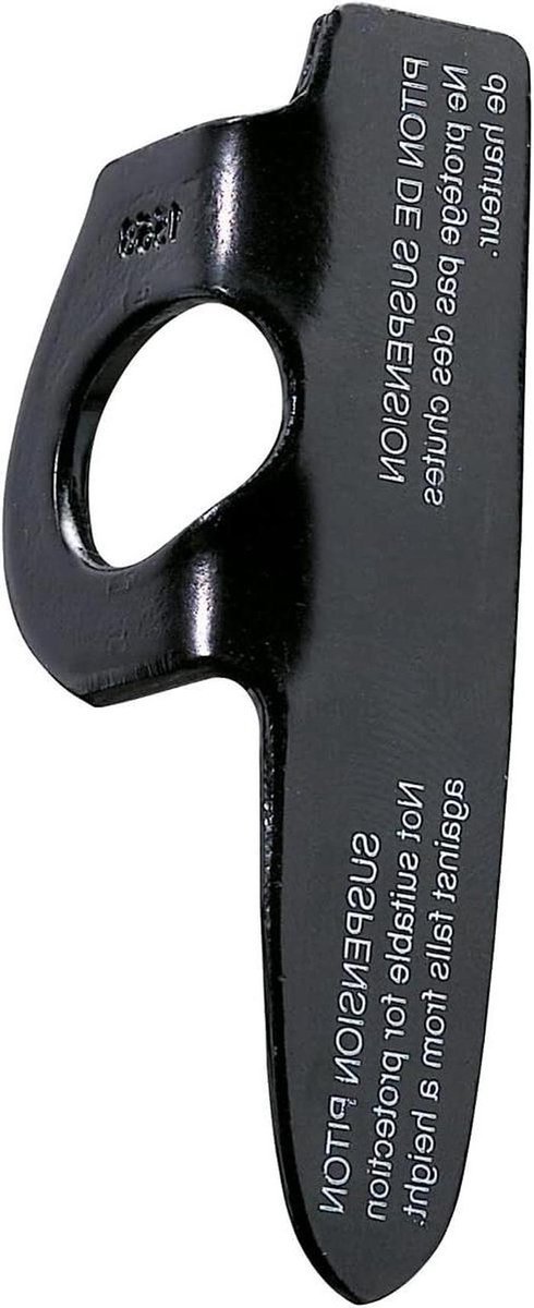 Gevouwen Nagel - Klimhaak - Veilig Klimmen - Verchroomd Staal - 6 cm - Zwart
