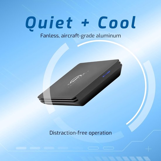 Draagbare SSD - Externe Harde Schijf - Snelle Data Transfer - NVMe M.2 Technologie - 480GB - Blauw — afbeelding 3