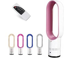 Bladloze Torenventilator - Stille Ventilator Luchtreiniger - Zomerse Koelte Creëren - Kind- en Huisdierveilig Ontwerp - 16 inch - Roze