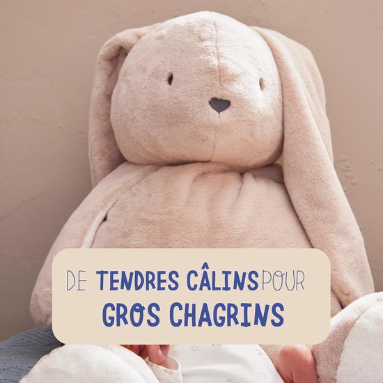 Pluche Knuffel - Grote Knuffel - Kinderslaapkamer Decoratie - 100% Biologisch Katoen - 80 cm - Gemengd — afbeelding 3