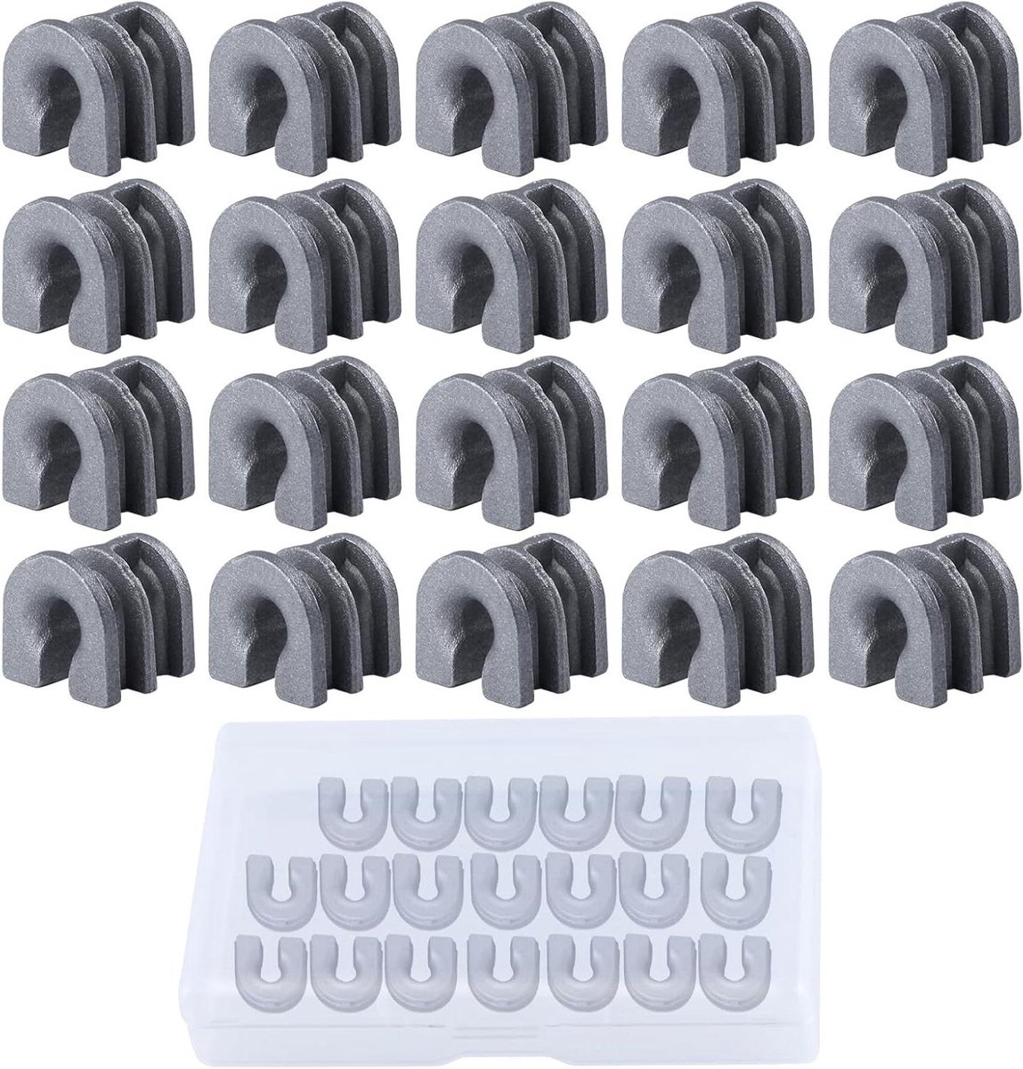 Grastrimmer Oogjes - Trimmerkop Hulzen - Tuinonderhoud - Aluminium Constructie - 15 mm Breed - Zilver