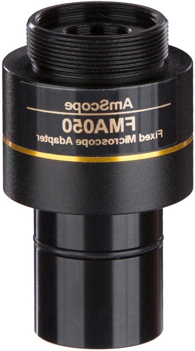Reductielens - Verkleinlens C-mount - Microscopie Vergroten - Dubbel Gezichtsveld - 0.5X - Zwart