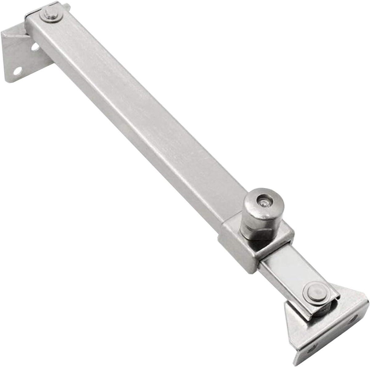 Raamgrendel - Raambegrenzer - Ventileren - Verstelbare opening - 17.5 cm - Zilver