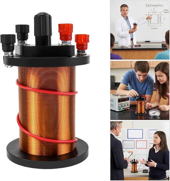 Elektromagnetische Spoel - Fysica Leerhulp - Klas Demonstratie - Inductie Principes Visualiseren - 300g Gewicht - Niet Gespecificeerd van Merkloos — afbeelding 3