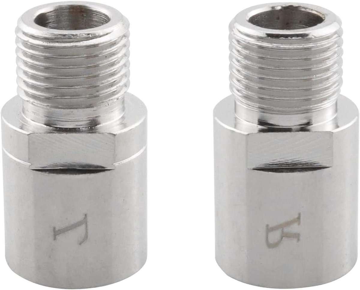 Pedaal Extenders - Fiets Onderdelen - Comfortabel Fietsen - Verlengt Pedaalas 20mm - 1 Paar - Metaal
