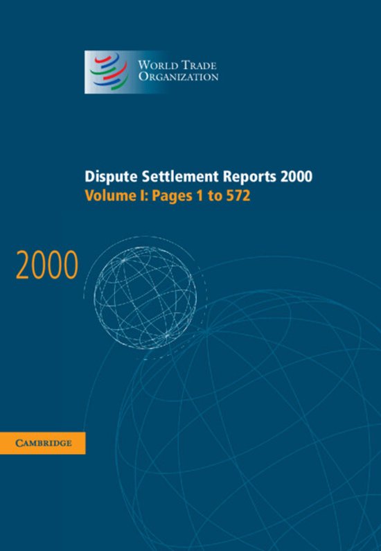 Dispute Settlement Reports 2000 - cover