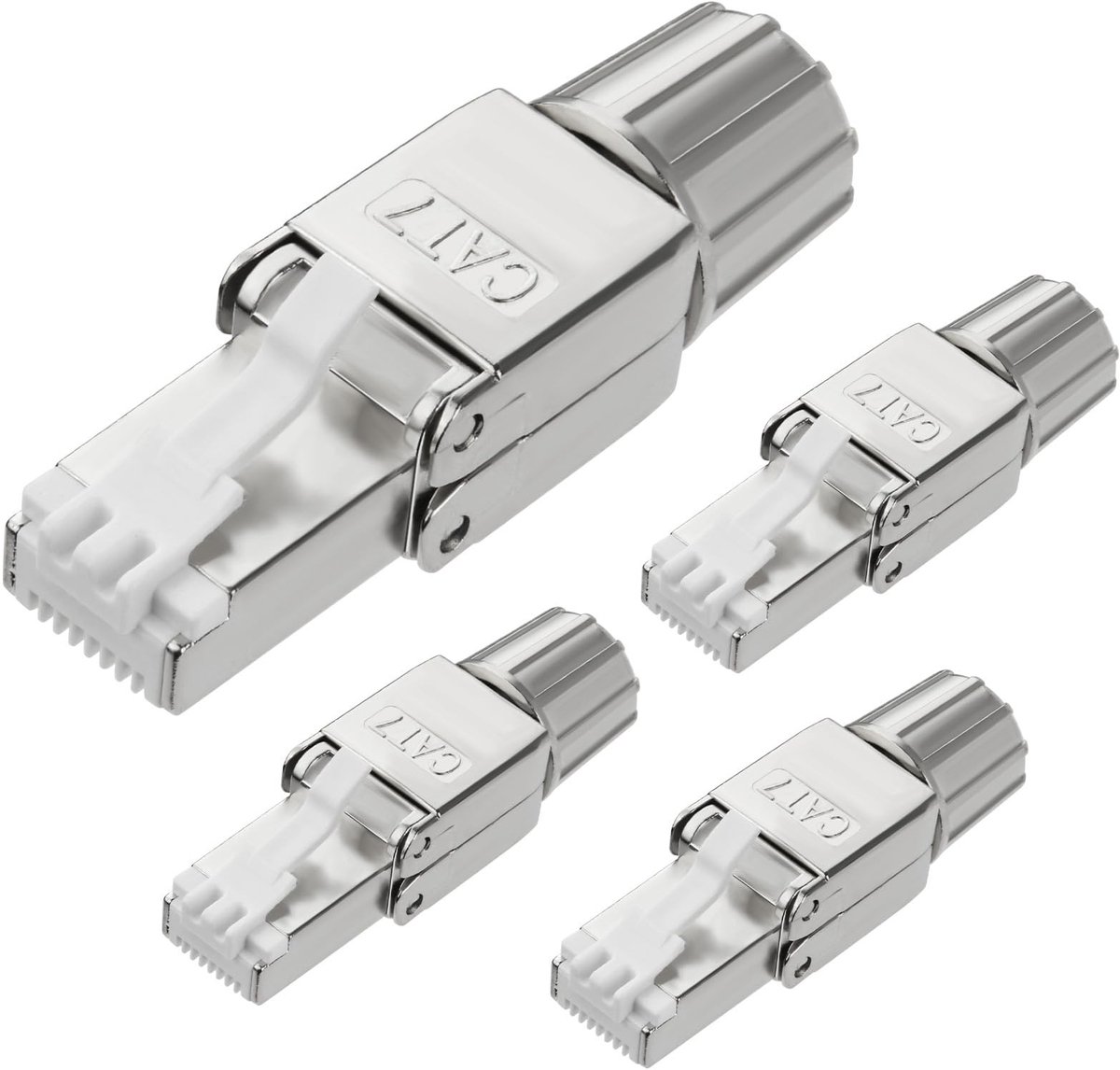 IMstore - RJ45 Plug - Ethernet Connector - Aluminium behuizing - Geschikt voor Router en Modem - Snelle dataoverdracht - Voor Gaming en TV Box