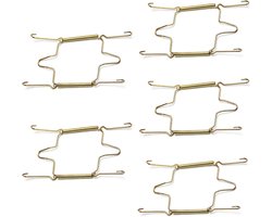 MroMax 5pcs Plate Hangers for Walls Plate Hangers, Invisible Wall Decorative Hook, Dish Diaper Holder 6 Inch