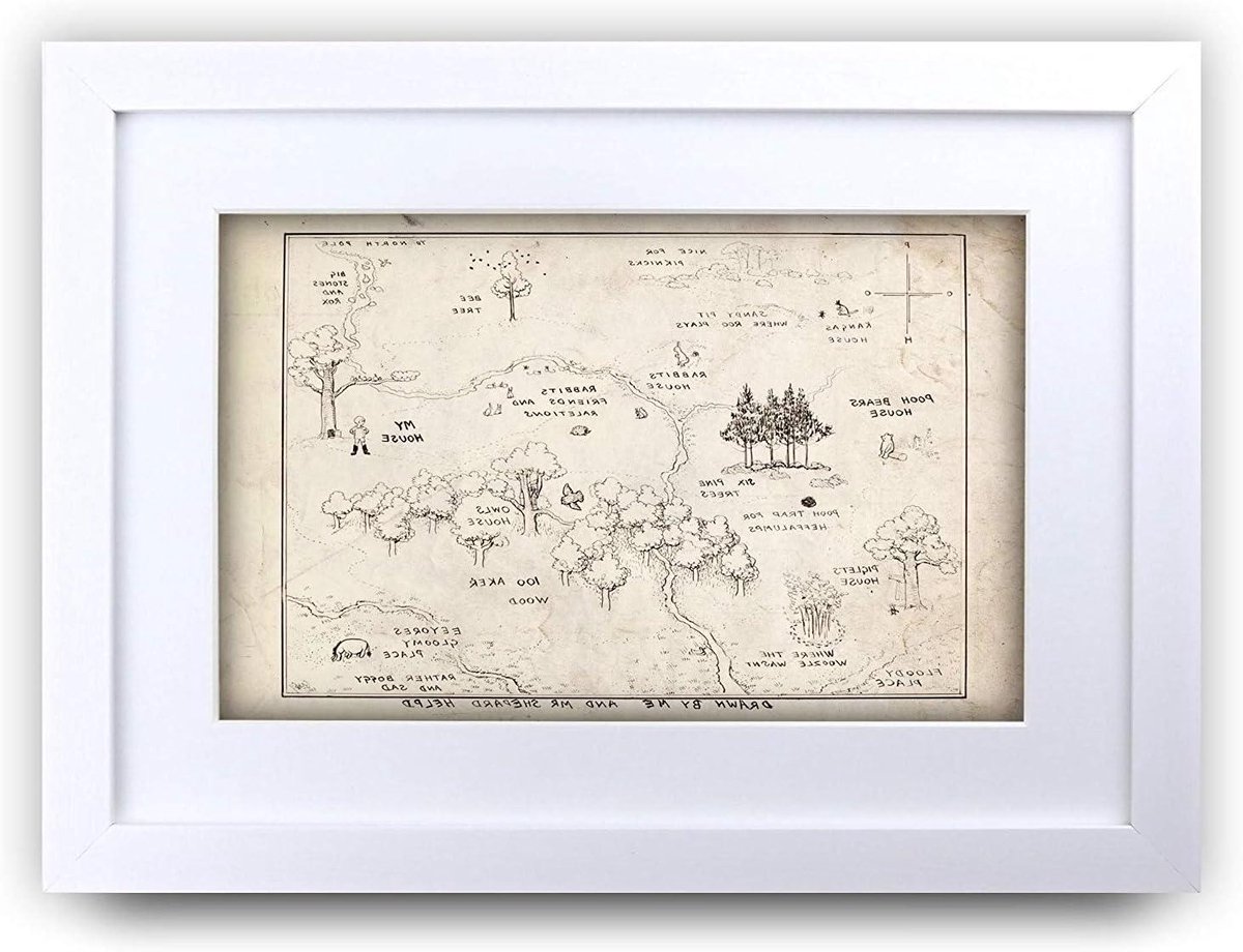 Kinderkamer Poster - Wanddecoratie Babykamer - Babykamer Aankleden - Klaar om cadeau te geven - A4 Formaat - Wit