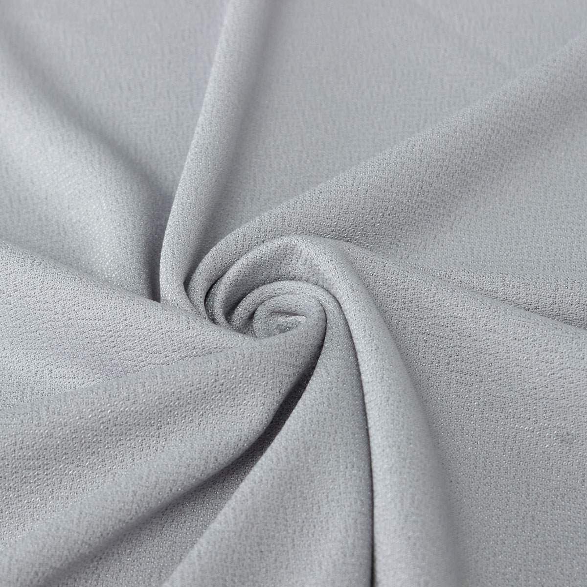 Luidsprekerdoek - Speakerdoek Grill - Akoestiek Verbeteren - Scheurbestendig Materiaal - 50x180cm - Zilver