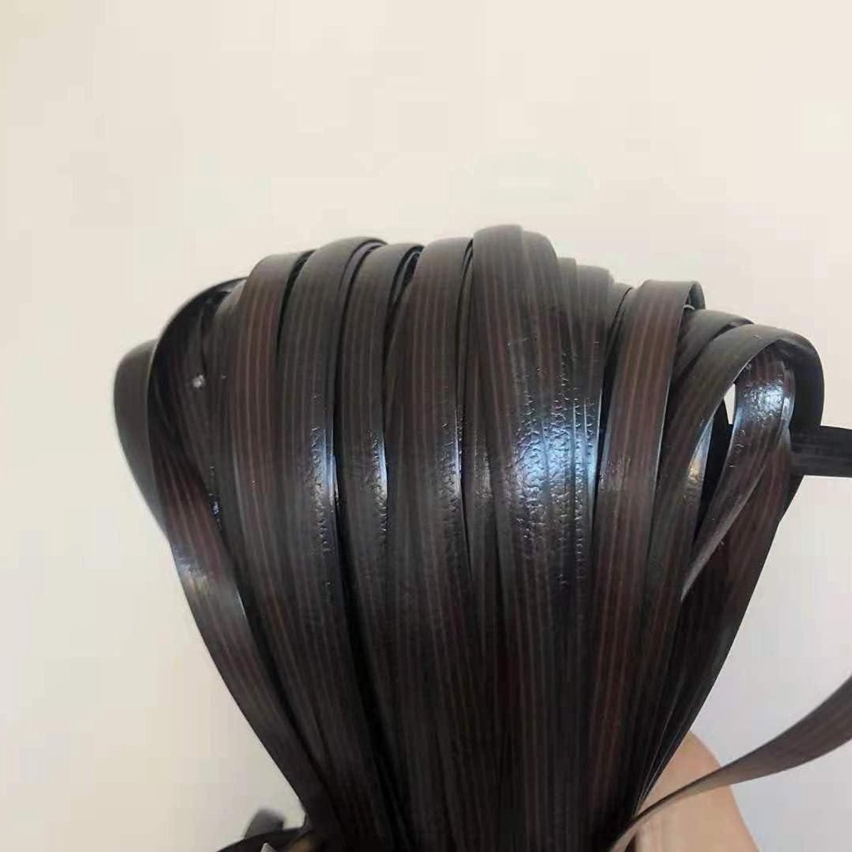 Kunststof Rotan - PE Riet Synthetisch - Doe-het-zelf Ambachten - UV- en Waterbestendig - 8mm Breed 500g - Bruin