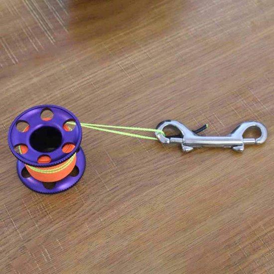 Set van 2 zware dubbele karabijnhaken met dubbele sluiting en stevige vergrendeling, ideaal voor snel en betrouwbaar bevestigen van touwen en riemen — afbeelding 3