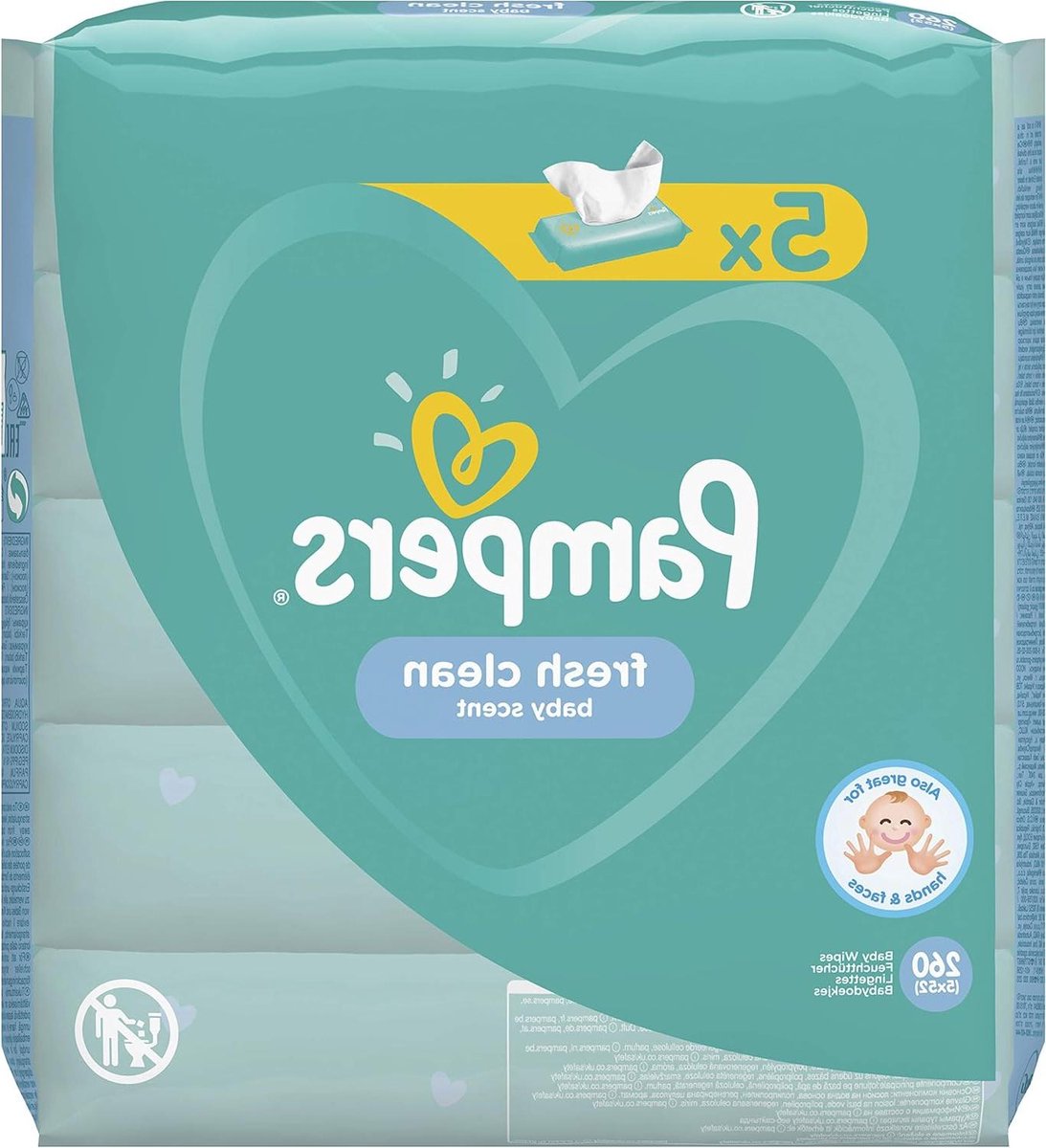 Vochtige Doekjes - Baby Doekjes - Baby Verzorging - Individueel Verpakt - 5 Stuks - Wit