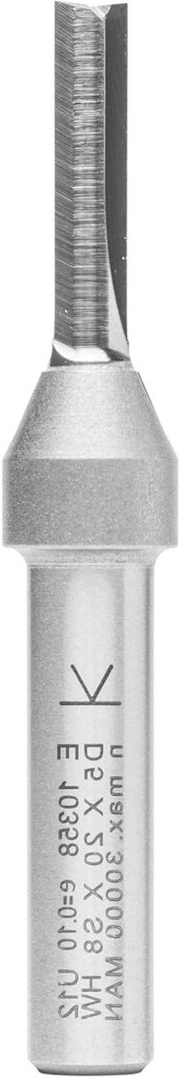 Groeffrees Hardmetaal Schachtdoormeter - 8 mm Freesdoormeter - 10 mm - NL 30 mm - SL 32 mm - GL 62 mm met hardmetaal grondsnede