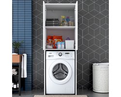 KD110 Wasmachinekast | 100% MELAMINE | Wit - Emob - wasmachinekast_enkel - Melamine; Spaanplaat