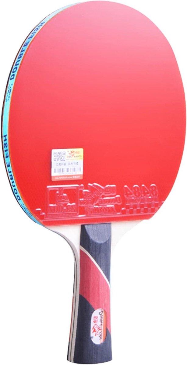 Tafeltennisbatje - Pingpongracket - Dagelijkse training - 7-laags hout - 4 sterren - Natuurlijk