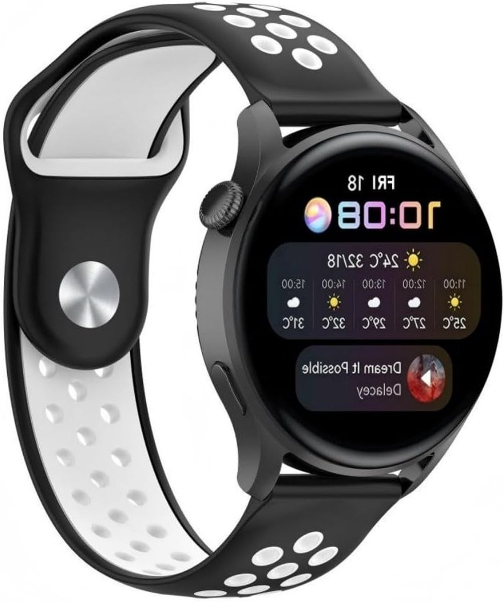 Ademende Zachte Siliconen Vervangband voor Garmin Venu 2/3 en Forerunner 970/570/265/255 - Sportieve Polsband voor Comfort en Stijl