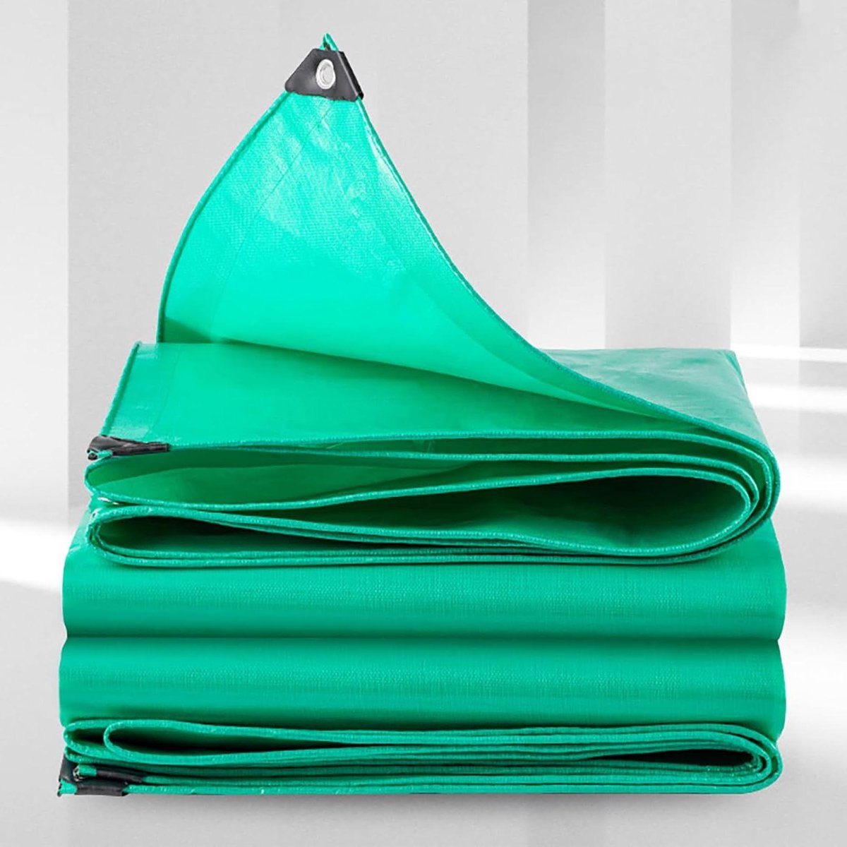 Waterdicht Afdekzeil - Beschermzeil Zeil - Spullen Beschermen - Scheurvast PE Weefsel - 120 x 160 cm - Groen