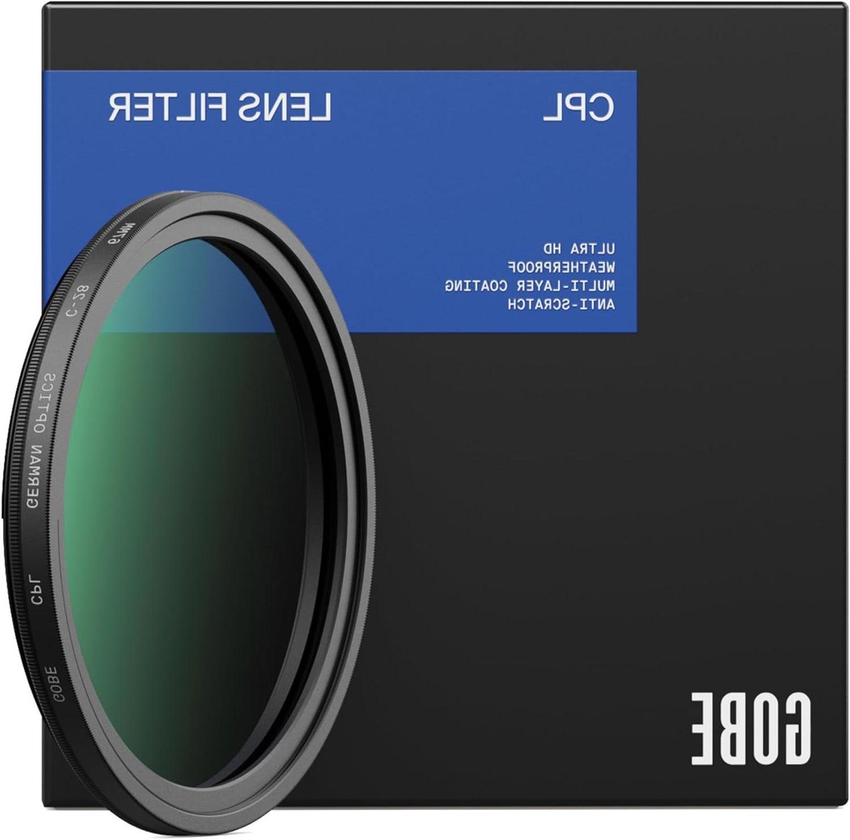 Polarisatiefilter Lens - CPL Filter - Foto Kwaliteit Verbeteren - 28-laags Nano-coating - 40.5mm - Zwart