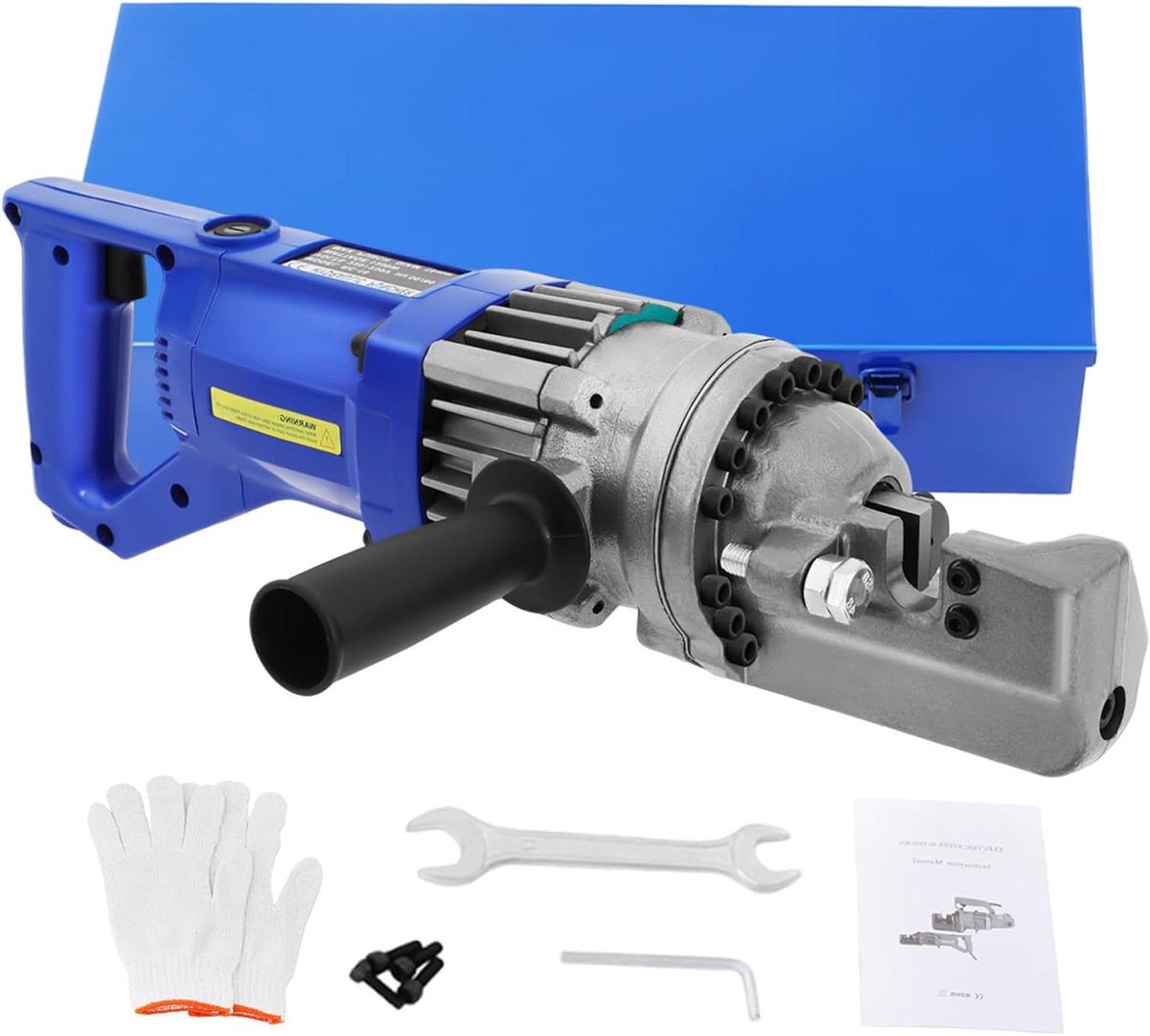 Hydraulische boutensnijder - Betonstaal snijtang - Staal Snel Snijden - 850 Watt Vermogen - 4-16 mm - Zwart
