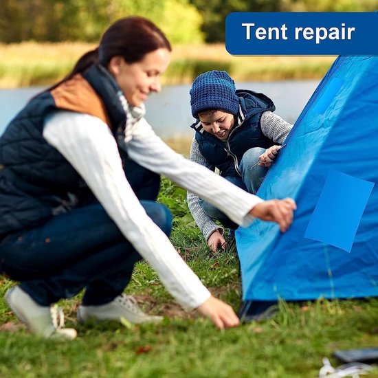 Zwembad Reparatie Patch - Lekdicht Tape - Lekkages Dichten - Waterdicht PVC Materiaal - 125x85cm - Zwart — afbeelding 4