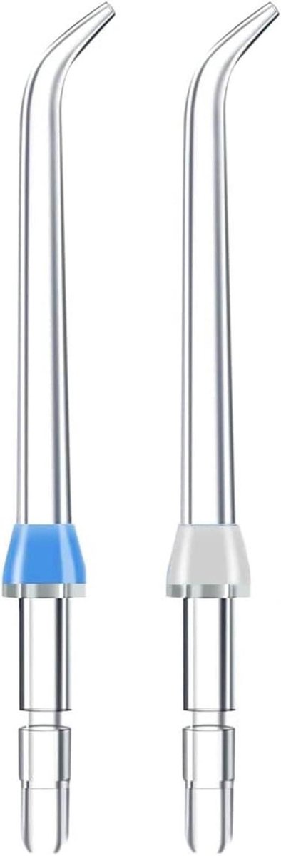Reservepunten Monddouche - Vervangende Tips - Effectieve Mondreiniging - Lange Levensduur - 2 Stuks - Wit