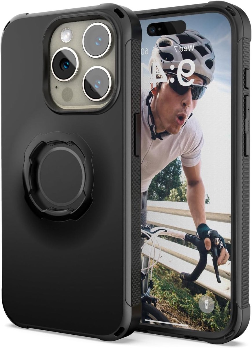 Stevige Lock Case voor iPhone 15 Pro - Schokbestendig, Waterdicht en Stijlvol Ontwerp