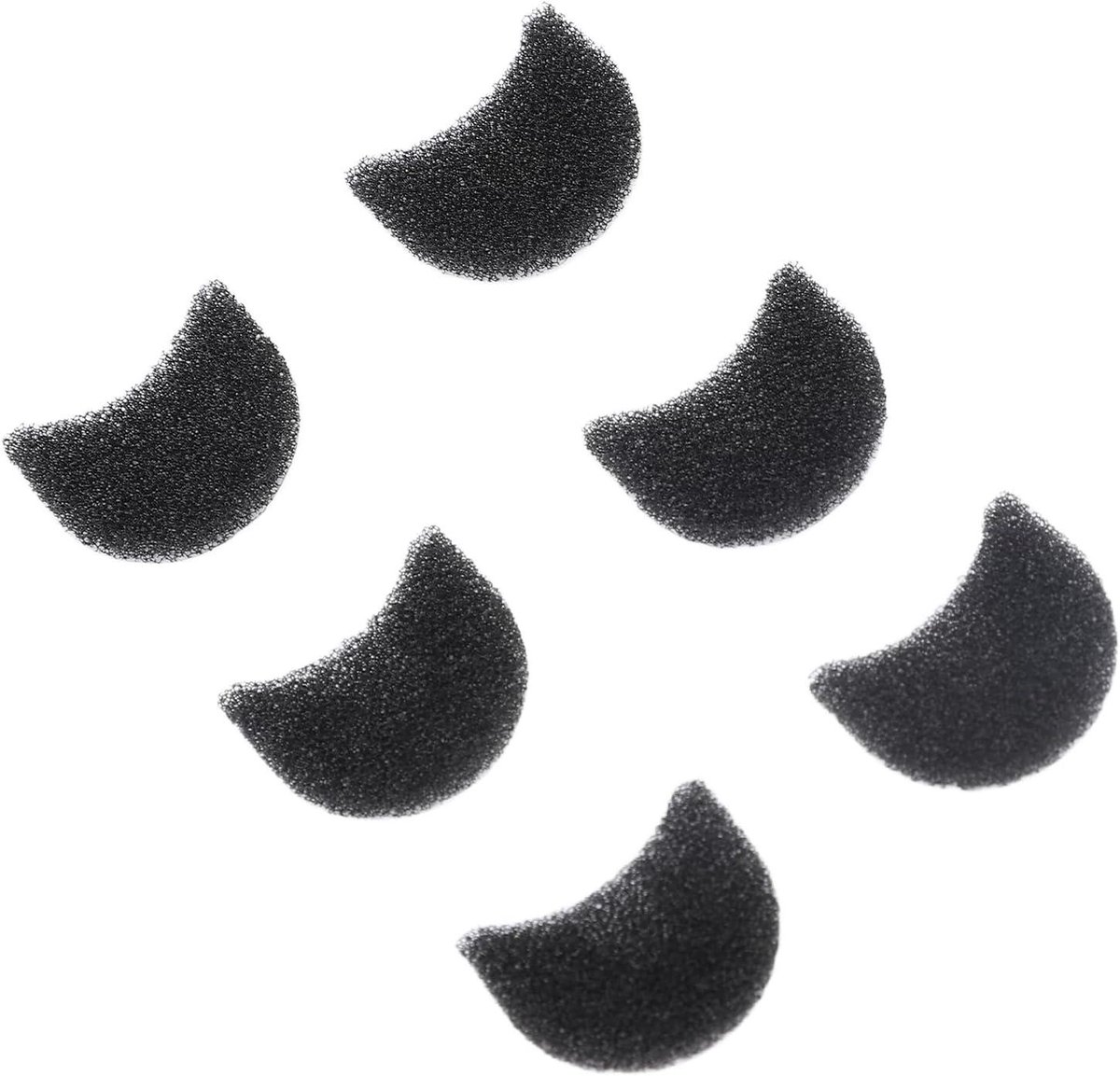 Microfoon Windkappen - Spons Covers - Buiten Opnames - Effectieve Ruisdemping - 6 Stuks - Zwart