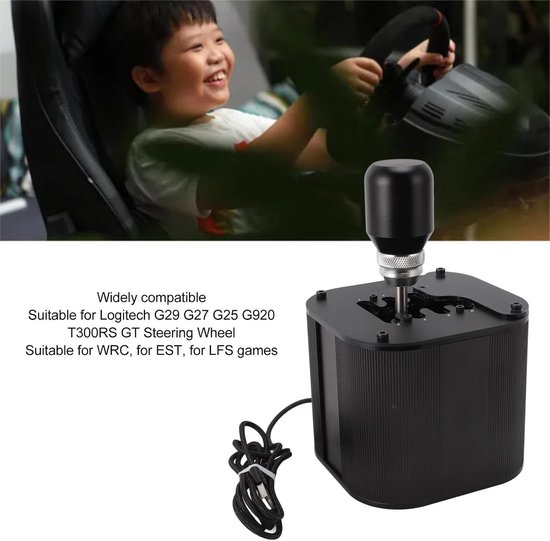 Simulator Versnellingspook - Race Shifter PC - Race Games Spelen - Aluminiumlegering Materiaal - 26 x 18 x 15 cm — afbeelding 2