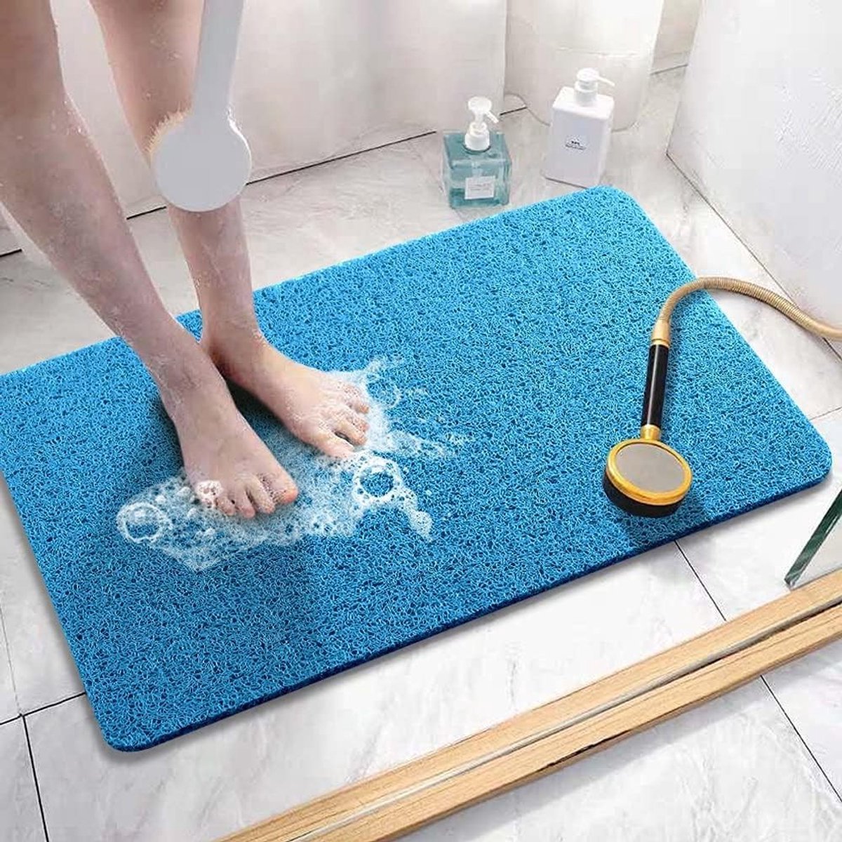 Antislip Badmat 60x40 cm, Extra Zacht en Schimmelbestendig, Machinewasbaar voor Badkamer e