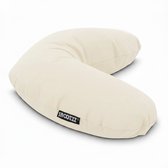 Snoozzz Voedingskussen Small met Fiber vulling en afneembare hoes - Sand - 120 cm