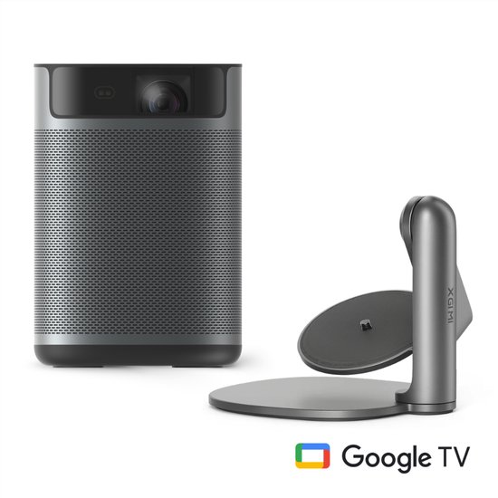 XGIMI MoGo 2 (GTV) Pro Draagbare Smart-Projector met Statief – Full HD 1080p – 400 ISO Lumen – Google TV met Netflix – Dolby Audio