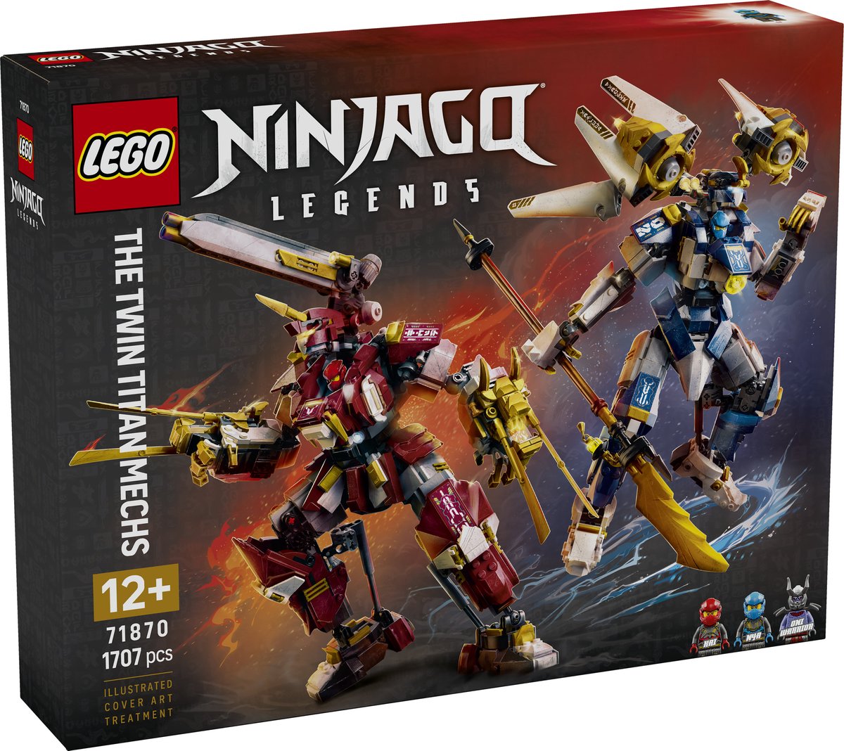 LEGO NINJAGO De Twee Torenhoge Mecha Bouwpakket voor Kinderen met Actiefiguren 71870 – foto 7