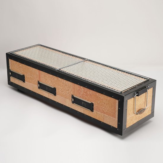 Diatomite Konro Grill XL + Plateau Set - Shichirin Grill - Yakitori Grill - Japanse BBQ - Hibachi BBQ van Suki. — afbeelding 3