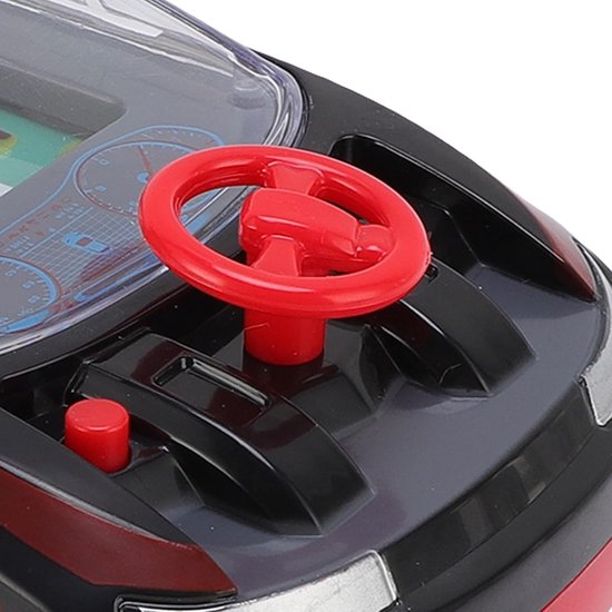 Racegame Handheld - Stuur Speelgoed - Avontuurlijk Spelen - Interactief Vermaak - 18 x 9 x 6 cm - Zwart — afbeelding 2