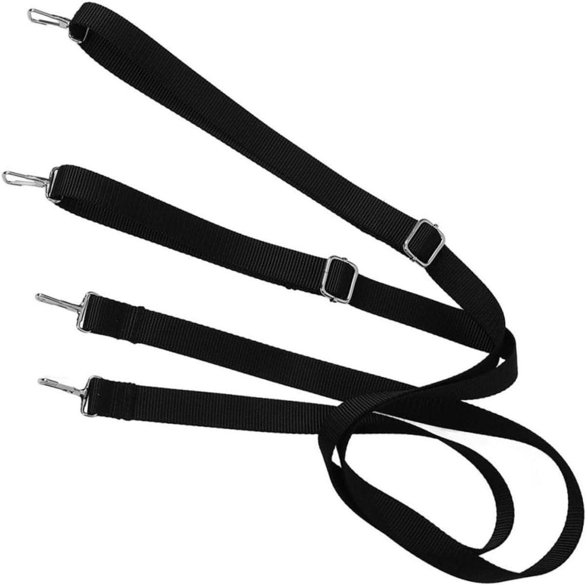 Luifel Stormband - Draagriem - Bootvastzetten - Verstelbare Lengte - 128 cm - Zwart