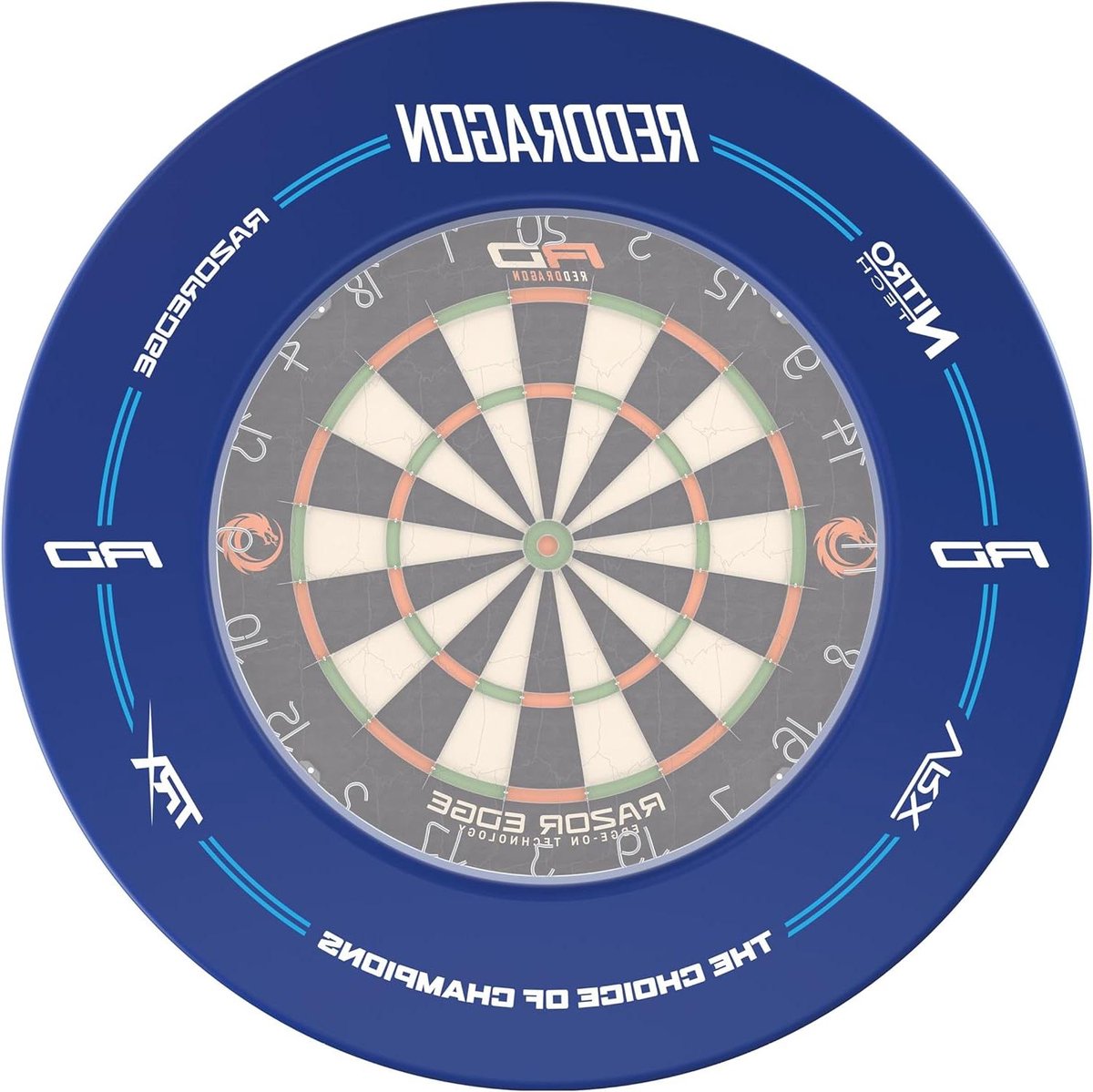 Dartbord Omlijsting - Beschermrand - Muren Beschermen - Duurzame Bescherming - 70x70x70 cm - Blauw