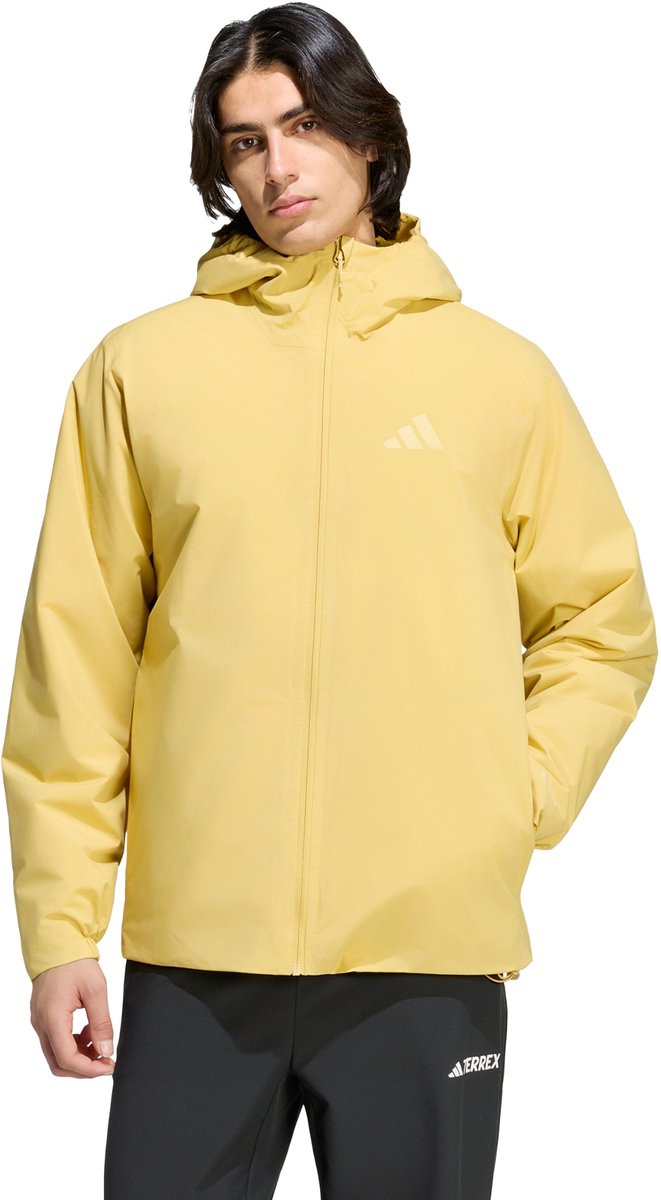 Adidas Terrex Terrex Multi Essentials Climaproof Geïsoleerd Capuchonjack Heren Geel
