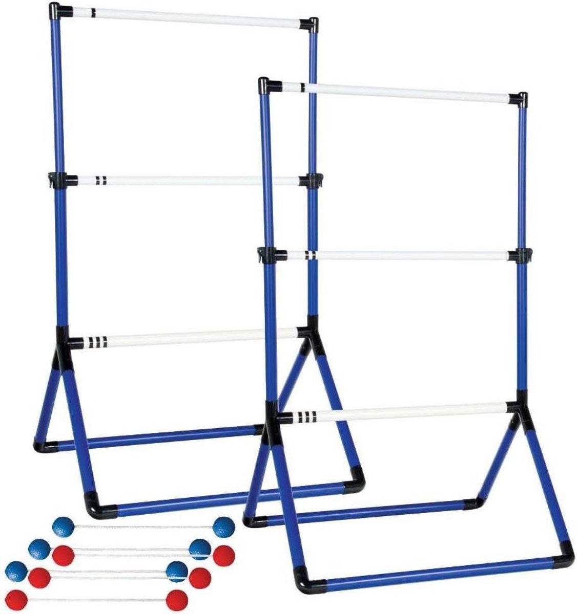 Gooi Spel - Toss Set - Buiten Spelen - Snelle Opzet - 2 Frames - Blauw Rood
