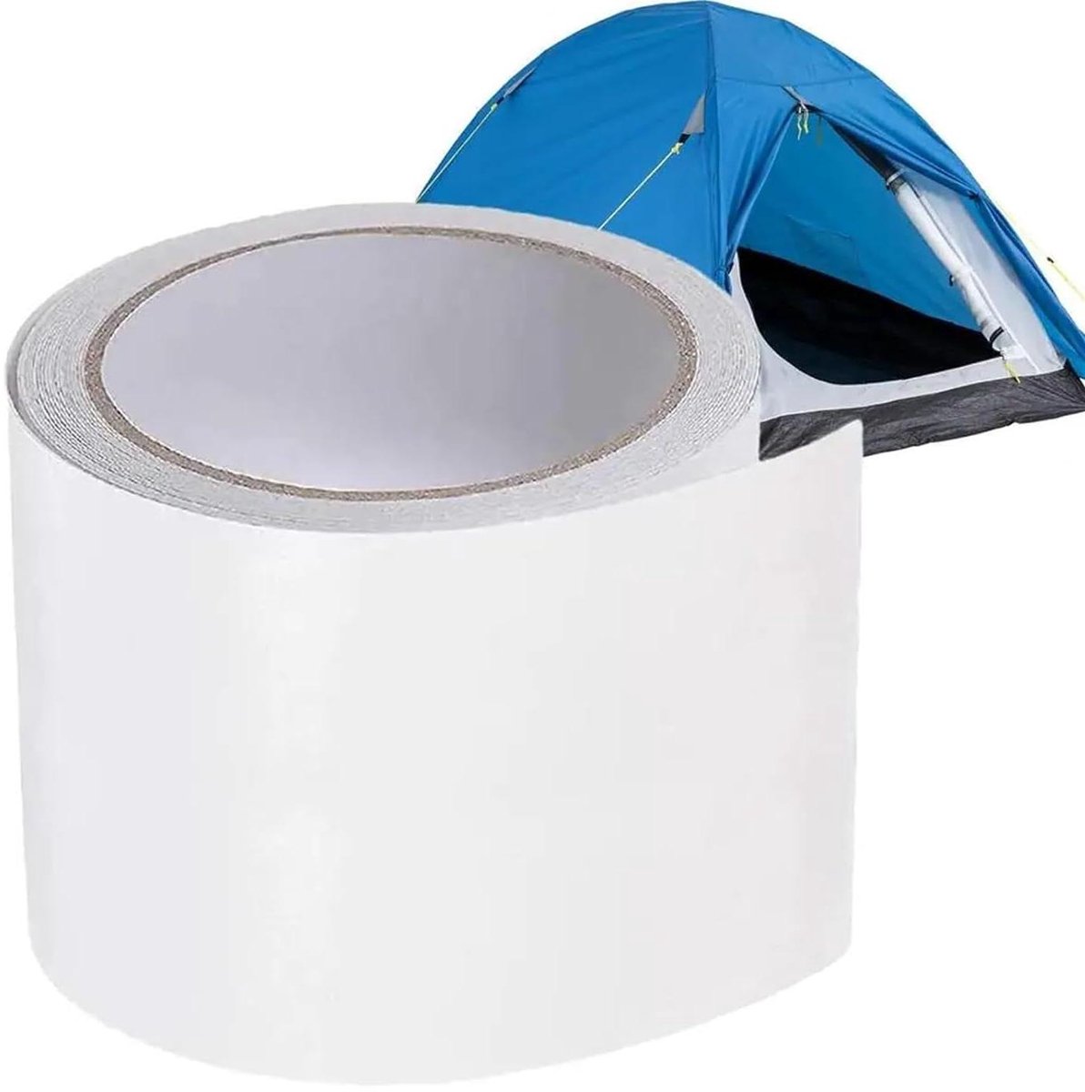 Dekzeil Reparatietape - Waterdicht PVC Plakband - Buiten Repareren - Extreme Temperatuur Bestendig - 8 cm x 5 m - Wit
