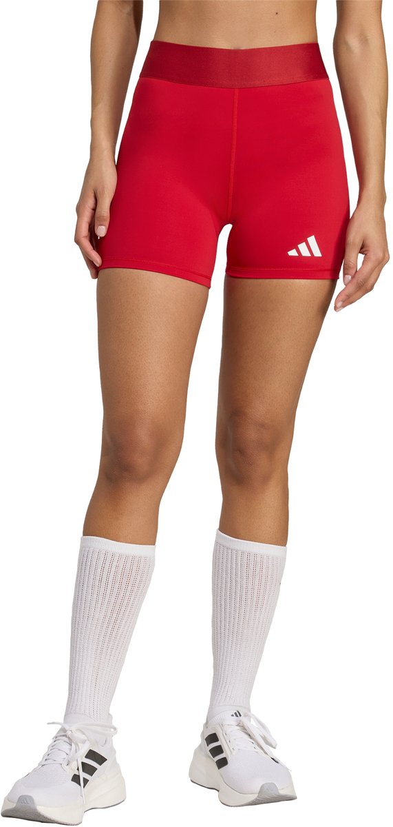 Adidas Performance Techfit Volleybalshort - Dames - Rood