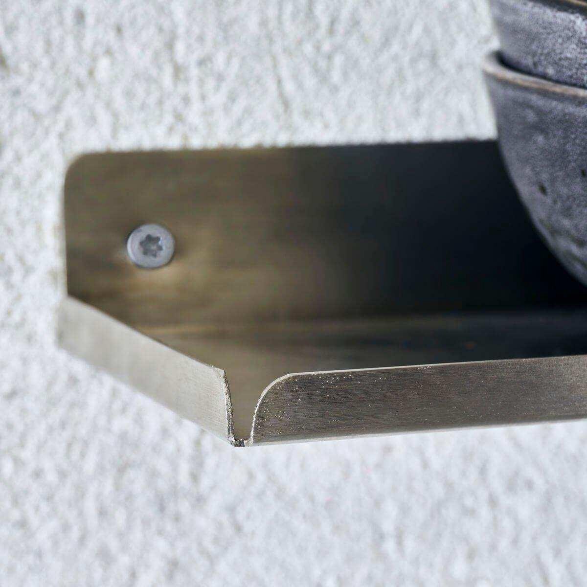 Wandplank Ledge zilver 80cm