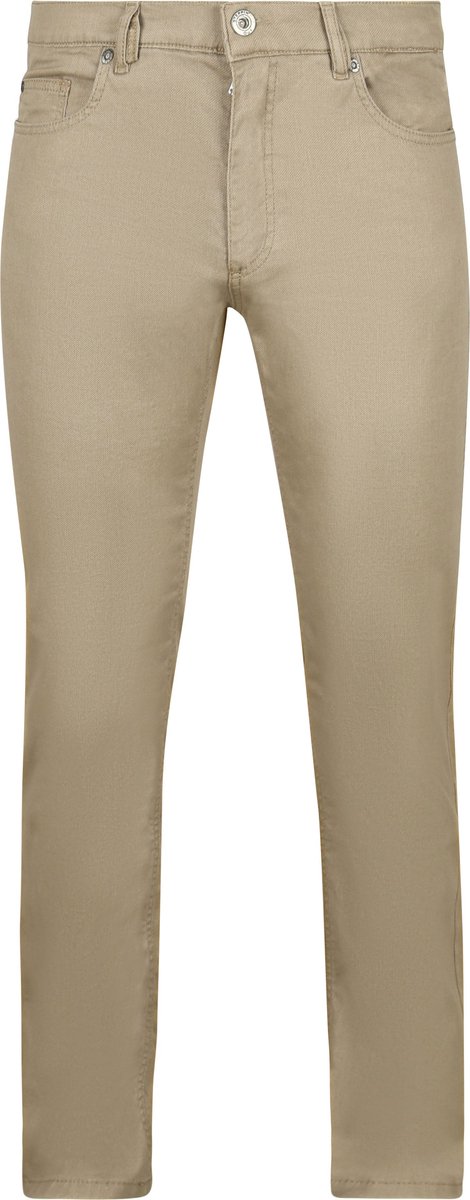 Steppin' Out Broek Bruno Structured Beige - Maat W 32 - L 32 - Heren - Five-pocket broek