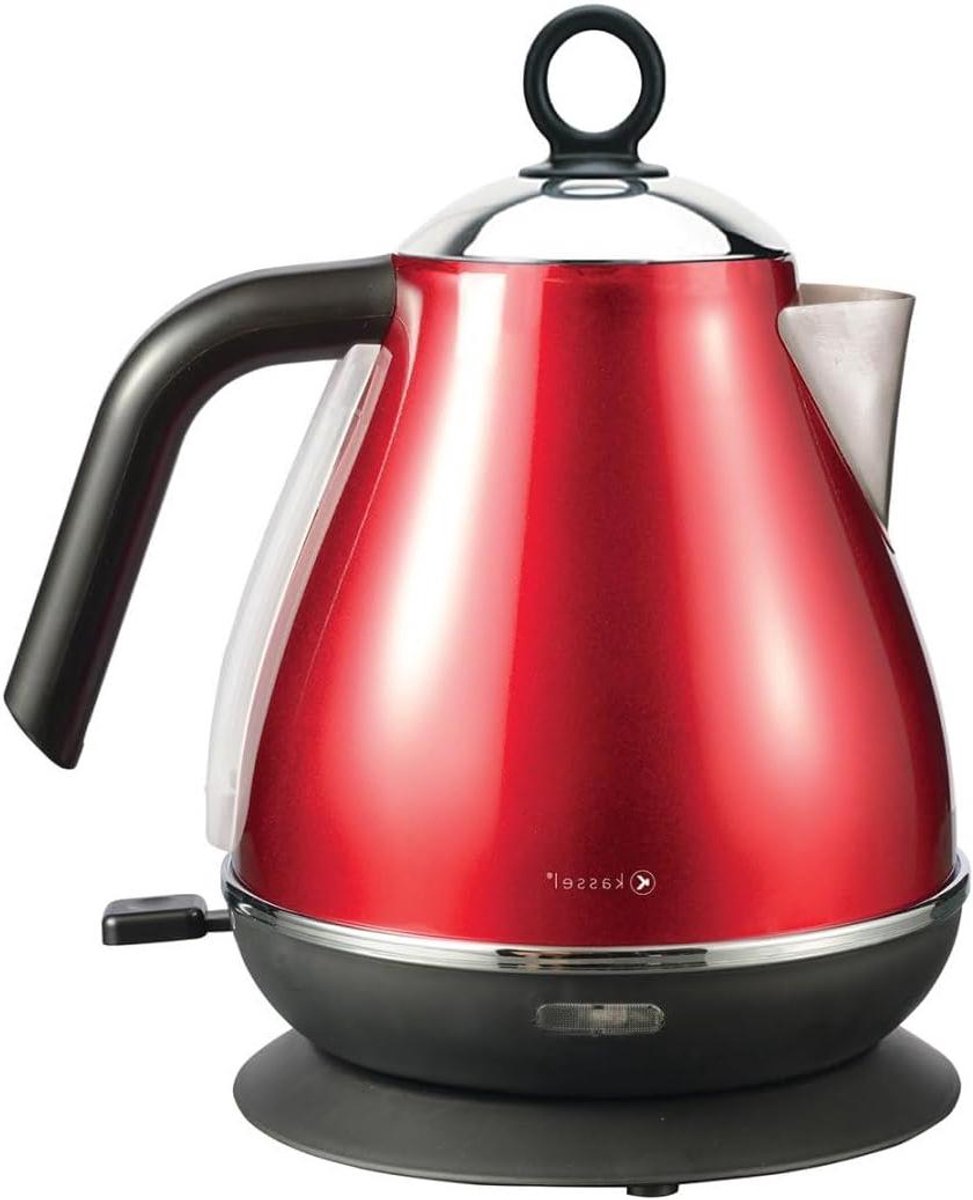 Waterkoker - Kettle - Snel Water Koken - Draaibare Basis - 1.7 Liter - Rood