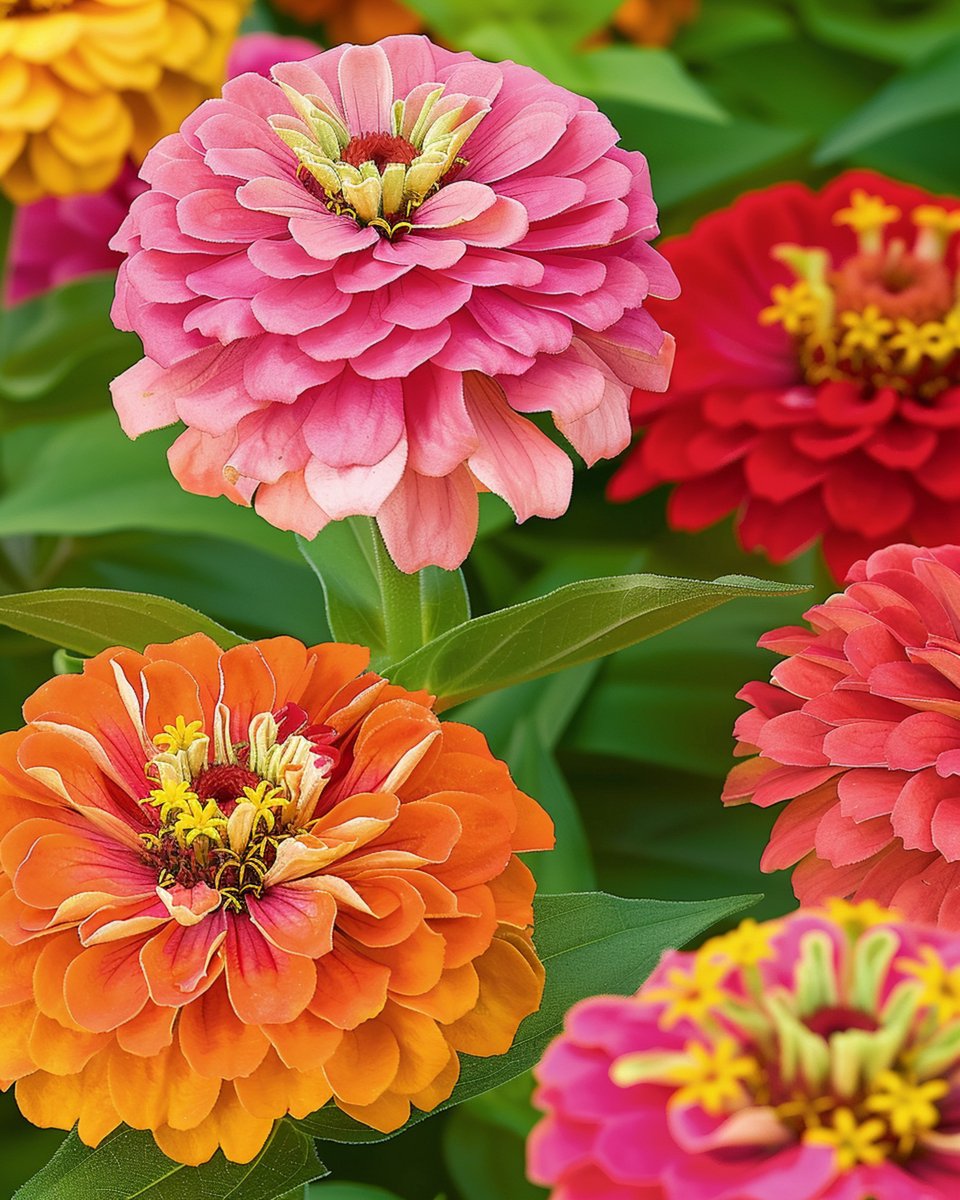 3 sets - Zinnia Californische Reuzen Zaden Zinnia Elegans Eenjarig Gemengd